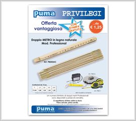 DOPPIO METRO LEGNO